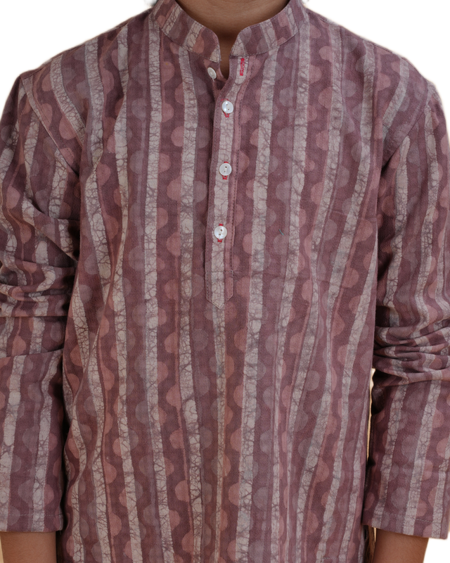 Boys Striped Cotton Kurta Pajama Set | Traditional & Festive Wear for Kids | Ethnic Outfit