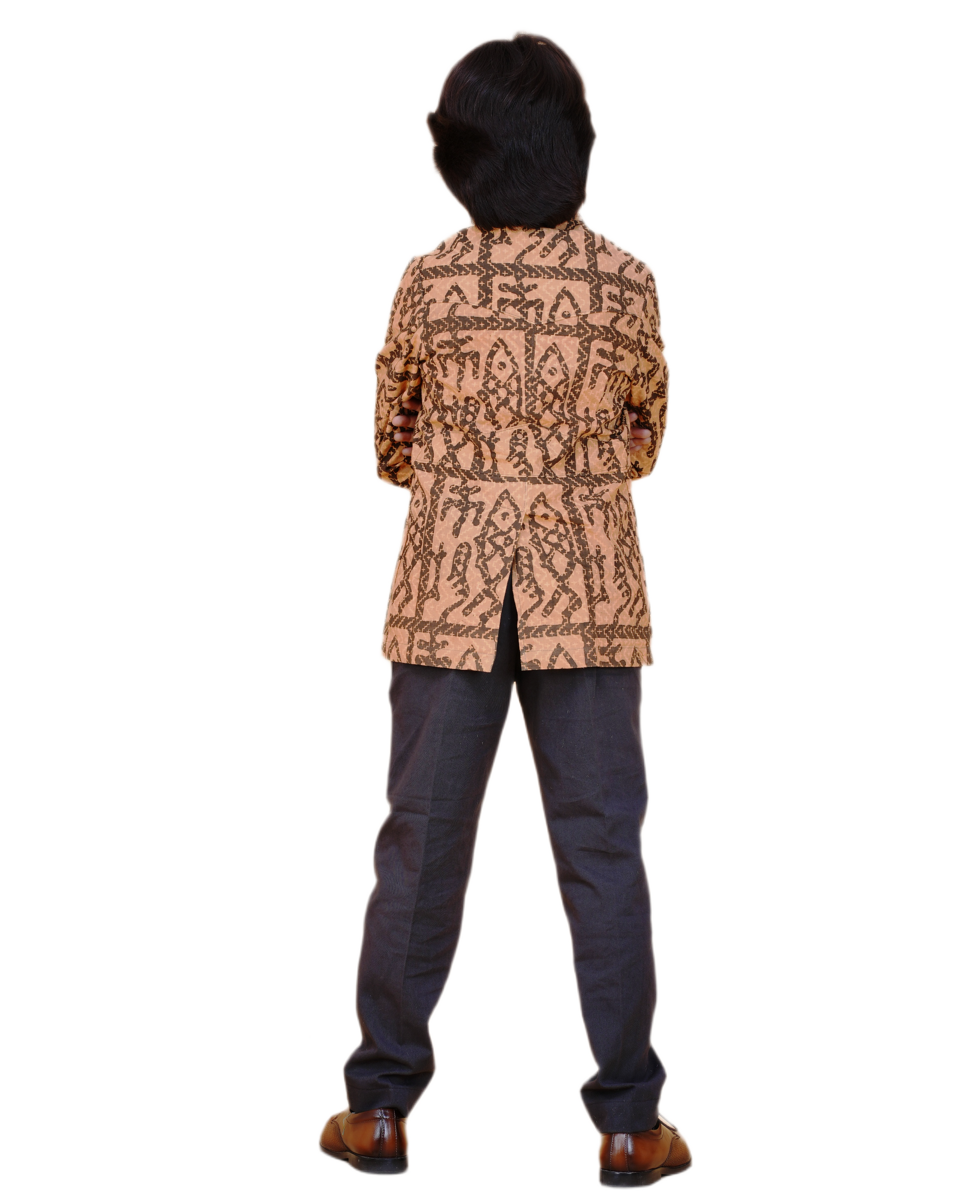 Cotton Printed Bush Coat for Boys – Heritage Wear Eco-Friendly & Handcrafted